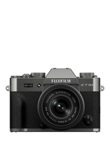 Fujifilm X-T30 III Compact System Camera with XC 13-33mm OIS Lens, 4K Ultra HD, 26.1MP, Wi-Fi, Bluetooth, OLED EVF, 3” MicroLED Tilting Touch Screen, Charcoal Silver