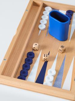 John Lewis Wooden Backgammon Set - view 2, Multi