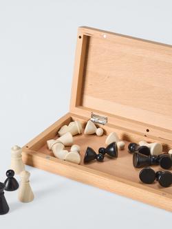 John Lewis Folding Wooden Chess Set - view 2, Multi