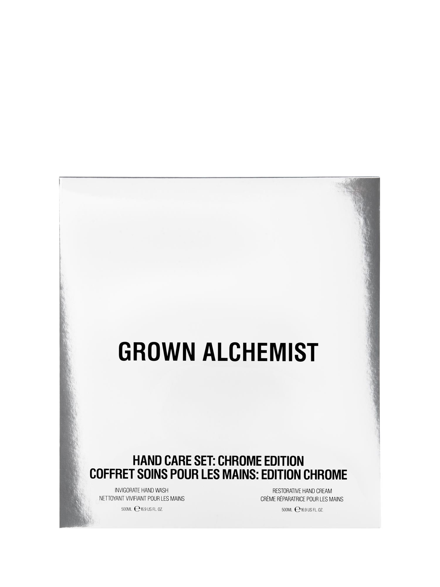 Product image 3 of 3, which shows Grown Alchemist Chrome Edition Hand Care Gift Set, 2 x 500ml