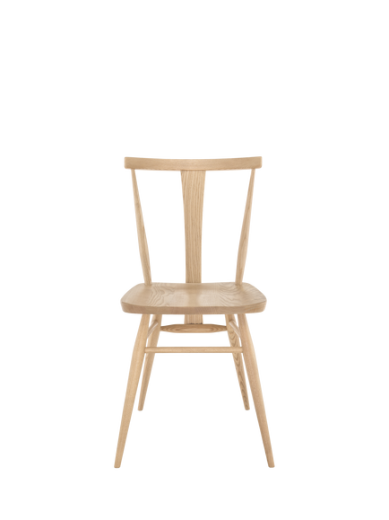 ercol for John Lewis Ashridge Wood Dining Chair - view 2, Light Stain