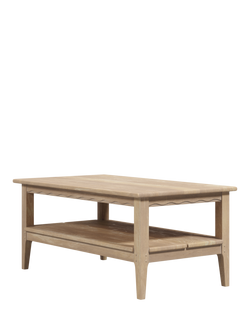 Laura Ashley Calford Washed Oak Coffee Table, Natural, 