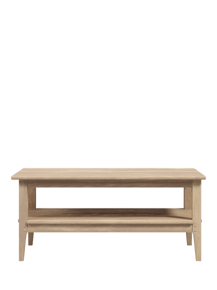 Laura Ashley Calford Washed Oak Coffee Table, Natural - view 2, Washed Oak