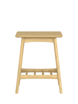 Laura Ashley Hazlemere Oak Side Table, Natural - view 2, Oak