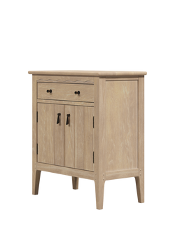 Laura Ashley Calford 2 Door 1 Solid Oak Drawer Cabinet, Natural, 