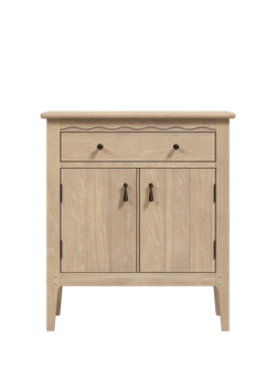 Laura Ashley Calford 2 Door 1 Solid Oak Drawer Cabinet, Natural - view 2, 