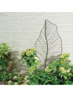 Kaemingk Decorative Leaf Stake Garden Ornament, Black - view 2, Rust