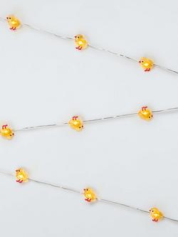 John Lewis LED Chick 20 String Lights, Yellow