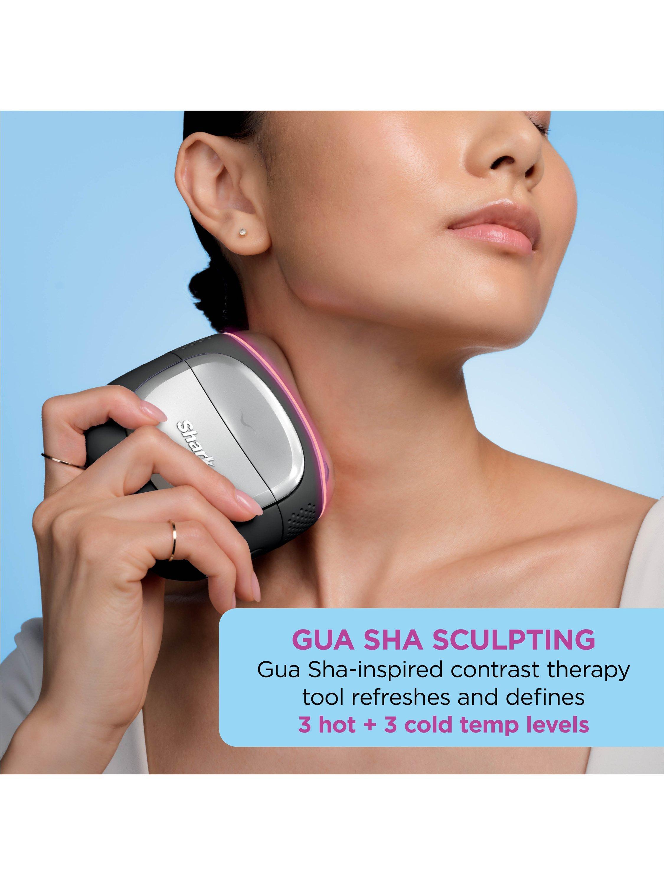 Product image 5 of 8, which shows Shark DePuffi Instant Hot + Cold Constrast Therapy, Warm Black