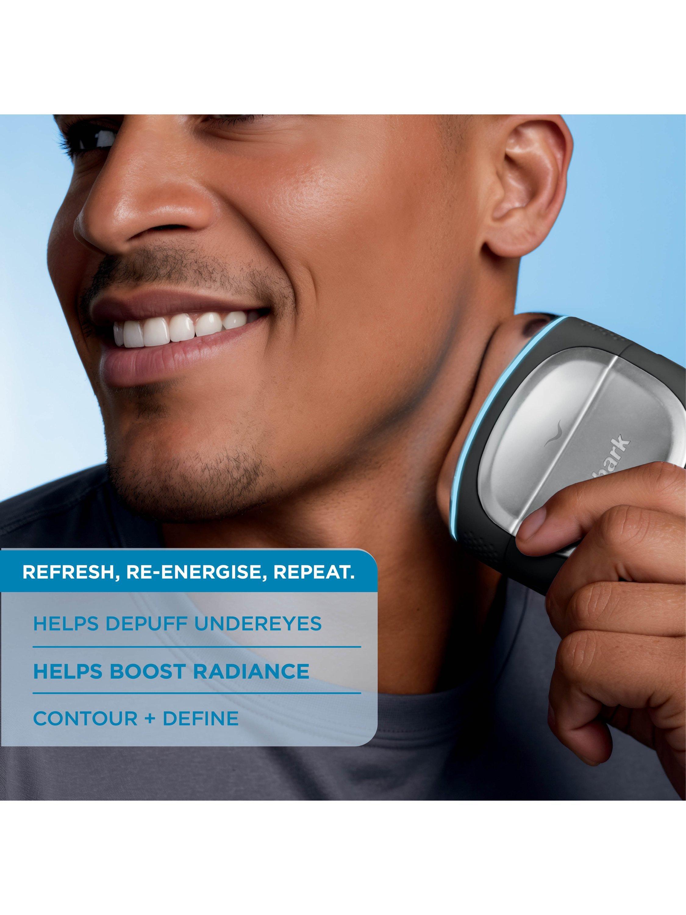 Product image 6 of 8, which shows Shark DePuffi Instant Hot + Cold Constrast Therapy, Warm Black