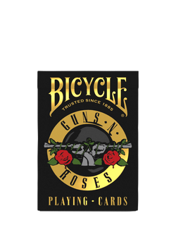 Bicycle Guns N Roses Playing Cards, Black