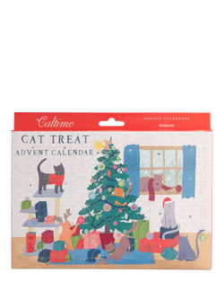 Woodmansterne Caltime Cat Treat Advent Calendar, Red