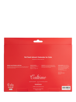 Woodmansterne Caltime Cat Treat Advent Calendar - view 2, Red