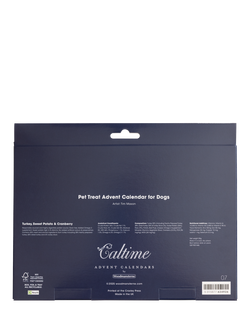 Woodmansterne Caltime Dog Treat Advent Calendar - view 2, Blue
