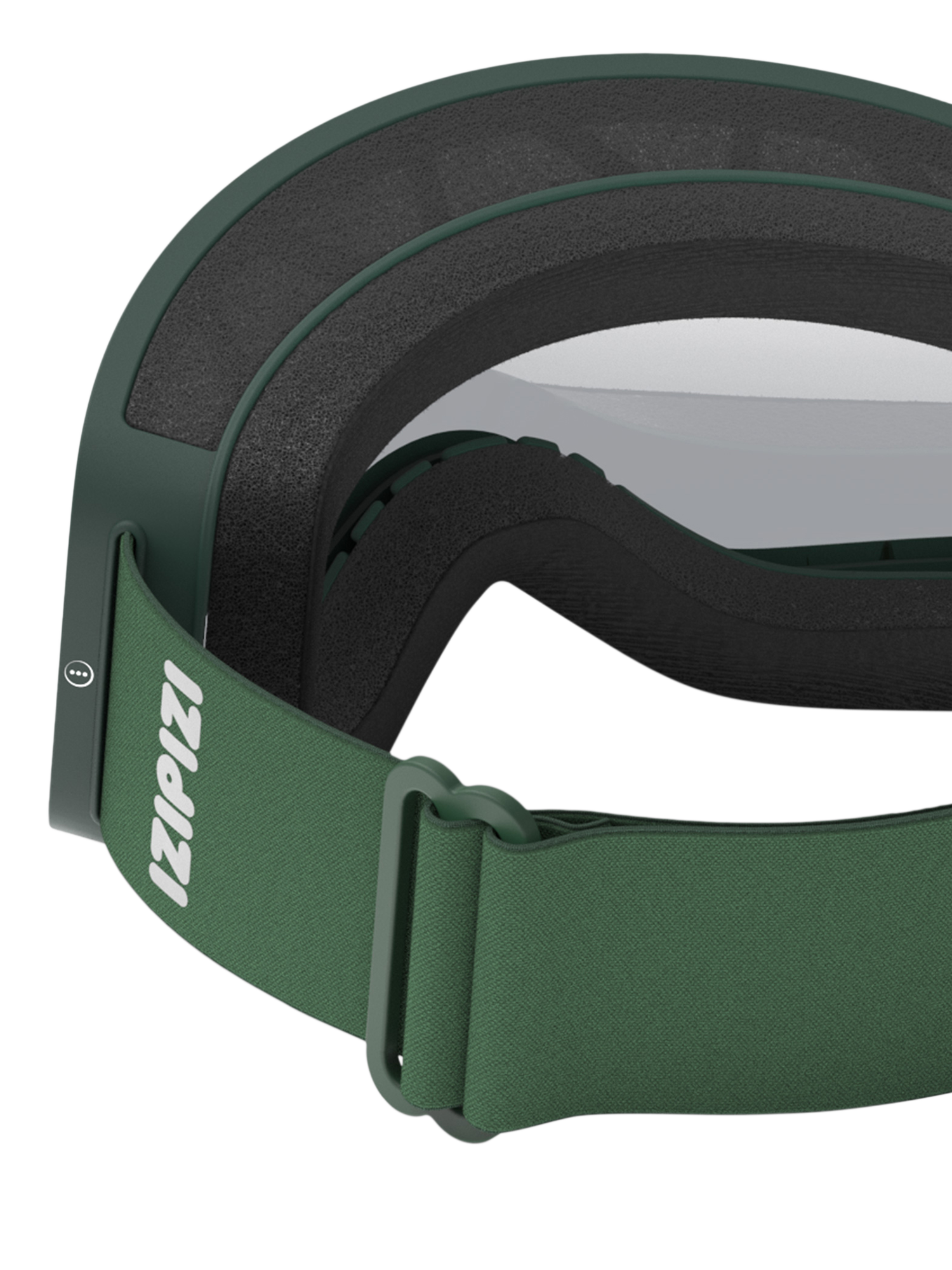 Product image 3 of 5, which shows IZIPIZI Kids' SNOW JUNIOR Ski Goggles, Khaki