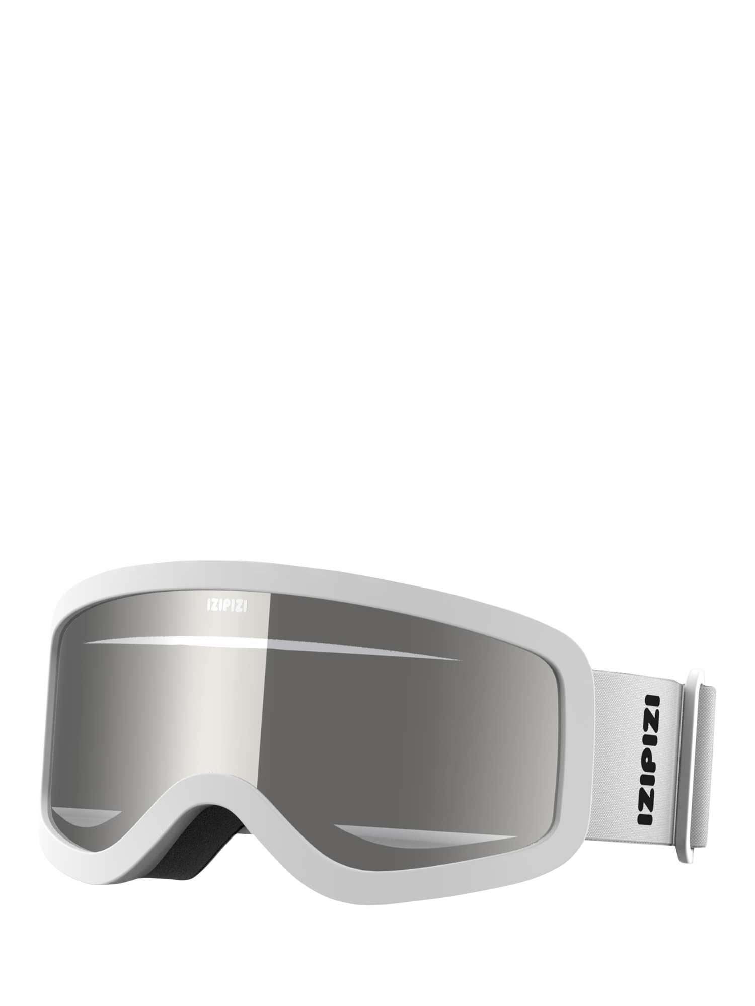 Product image 2 of 5, which shows IZIPIZI Kids' SNOW JUNIOR Ski Goggles, White