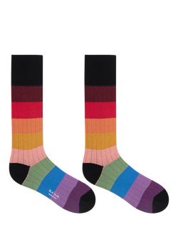 Paul Smith Stripe Socks & Mug Set, Multi/Multi - view 2, Multi Multi