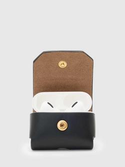 AllSaints Hex AirPods Case, Black - view 2, Black