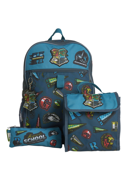 Brand Threads Kids' 5pc Hogwarts Backpack School Set, Multi, Multi