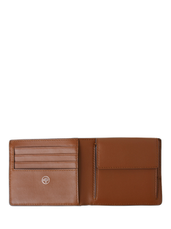 Mulberry Heritage Leather Bifold Coin Holder, Oak - view 2, Oak