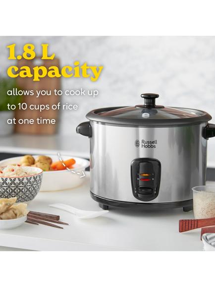 Russell Hobbs 19750 Steamer Rice Cooker, Stainless Steel - view 2, Stainless Steel