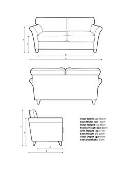 John Lewis Charlotte II Medium 2 Seater Sofa, Light Leg - view 2, Soft Chenille Teal