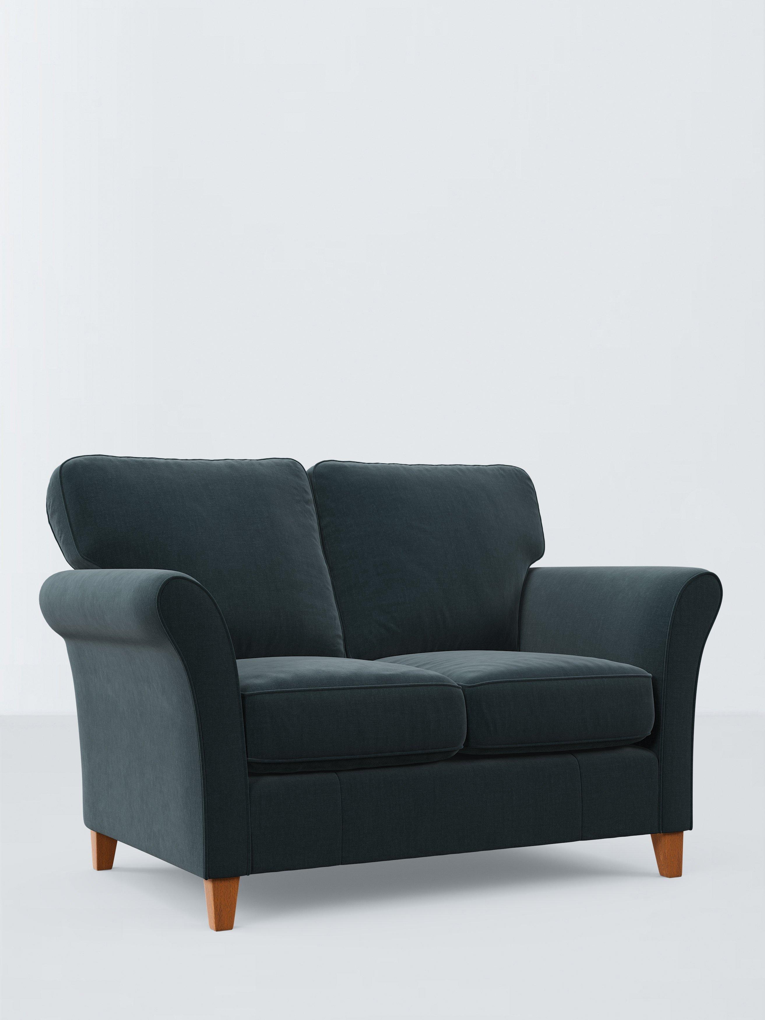 Charlotte II Range, John Lewis Charlotte II Small 2 Seater Sofa, Light Leg, Soft Chenille Teal