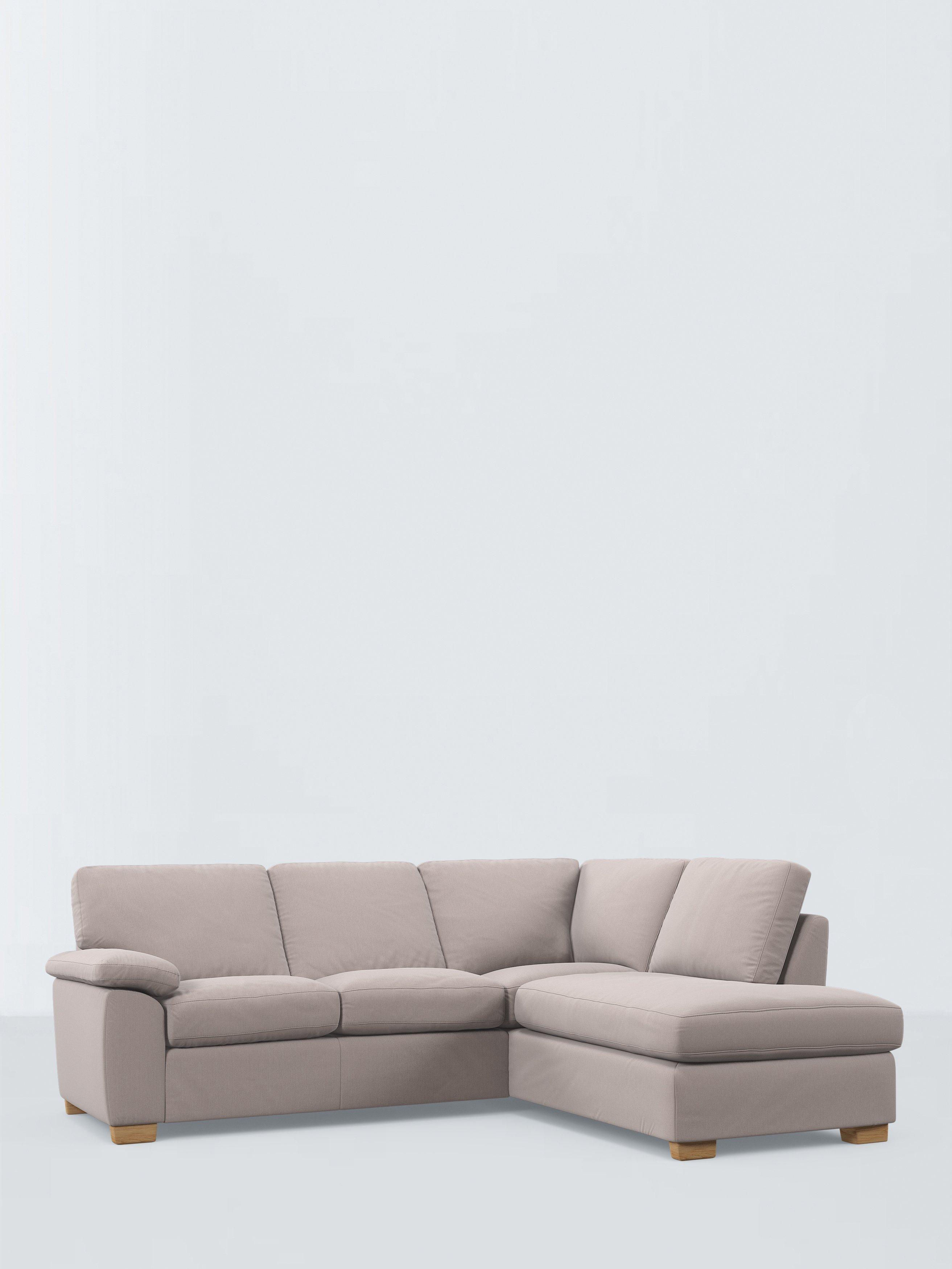 Camden Range, John Lewis Camden 5+ Seater LHF Corner End Chaise Unit, Light Leg, Natural