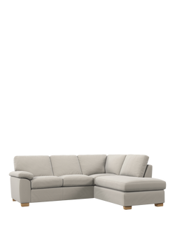 John Lewis Camden 5+ Seater RHF Corner End Chaise Unit, Light Leg, Ac Titan Natural