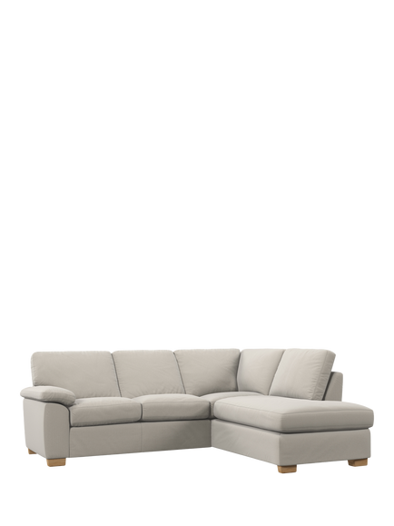 John Lewis Camden 5+ Seater RHF Corner End Chaise Unit, Light Leg, Ac Titan Natural