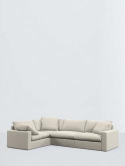 John Lewis Mellow LHF Corner Sofa, Matilda Natural, Matilda Natural