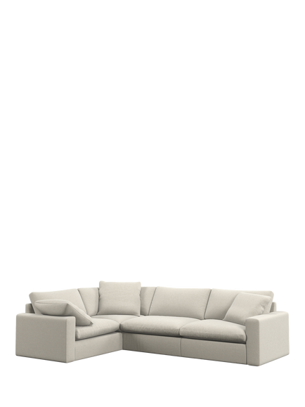 John Lewis Mellow LHF Corner Sofa, Matilda Natural, Matilda Natural