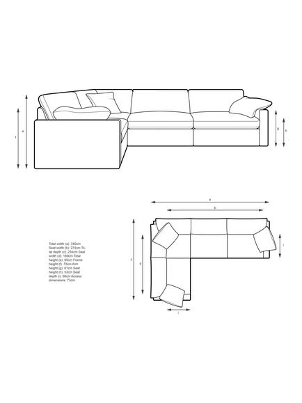 John Lewis Mellow LHF Corner Sofa, Matilda Natural - view 2, Matilda Natural