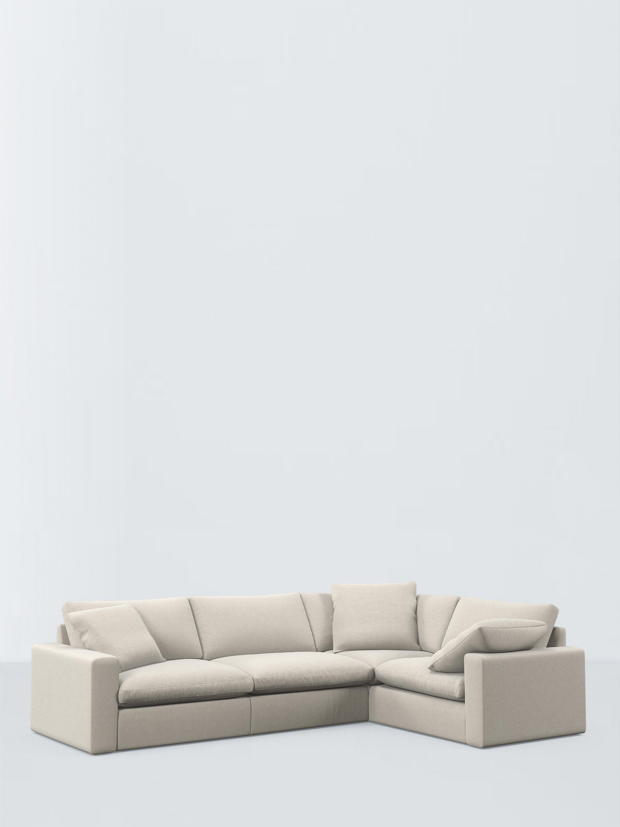 Mellow Range, John Lewis Mellow RHF Corner Sofa, Matilda Natural