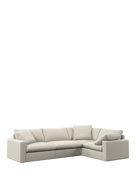 John Lewis Mellow RHF Corner Sofa, Matilda Natural, Matilda Natural