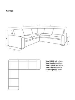 John Lewis Oliver II 5 Seater Corner Sofa, Light Leg, Plush Velvet Green - view 2, Plush Velvet Green