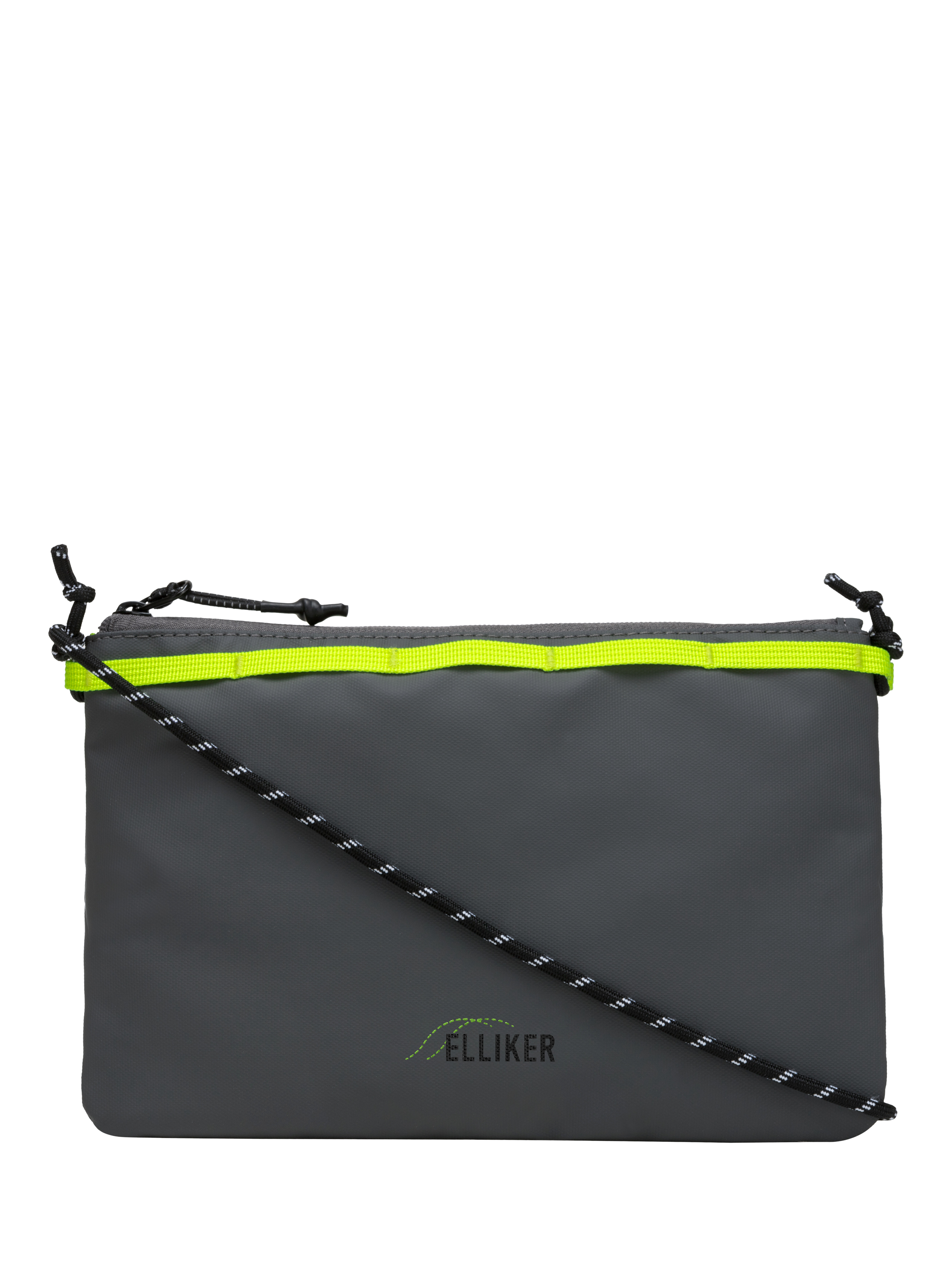 Product image 1 of 10, which shows ELLIKER Hetchell Cross Body Sacoche Bag, 1L, Grey Neon