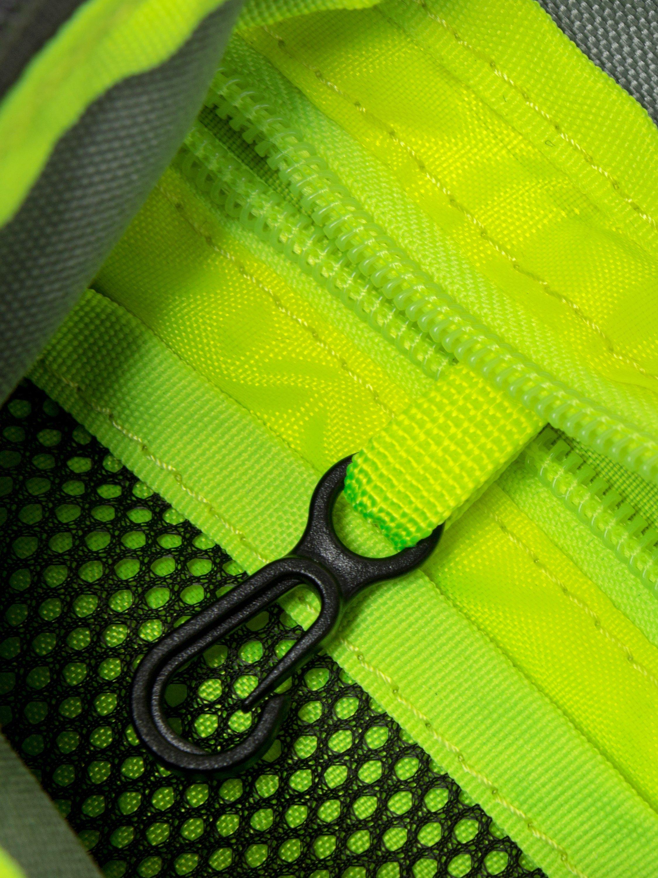 Product image 9 of 10, which shows ELLIKER Hetchell Cross Body Sacoche Bag, 1L, Grey Neon