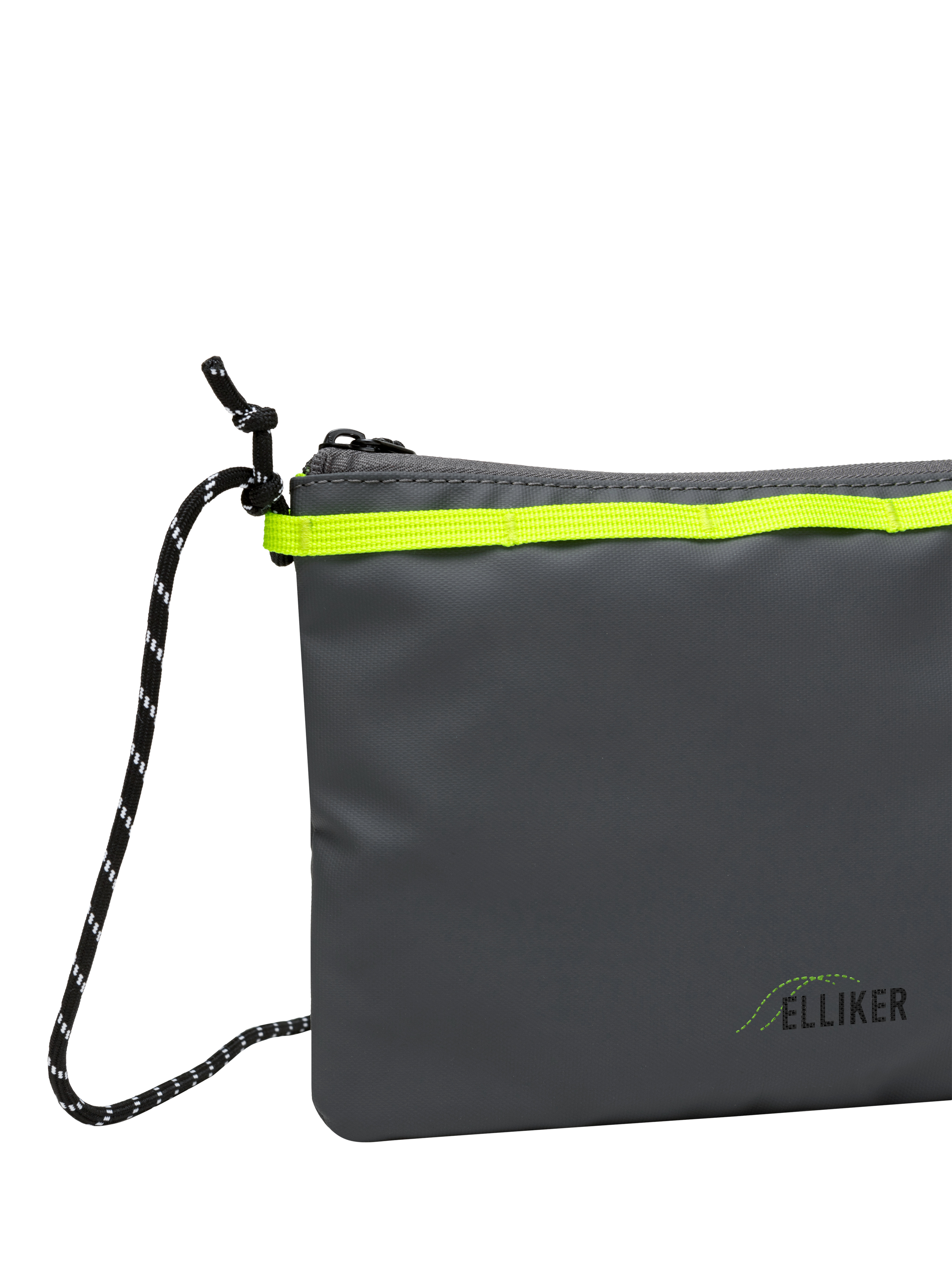 Product image 10 of 10, which shows ELLIKER Hetchell Cross Body Sacoche Bag, 1L, Grey Neon