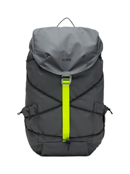 ELLIKER Wharfe Backpack, 22L, Grey Neon
