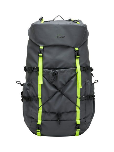 ELLIKER Maller Backpack, 33L, Grey Neon