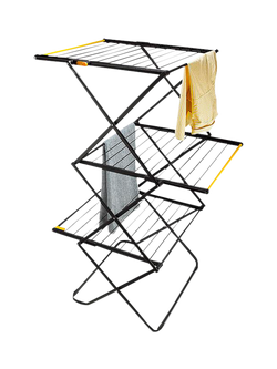 Joseph Joseph AirFrame Max Indoor Airer, 21m - view 2, Black