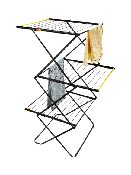 Joseph Joseph AirFrame Max Indoor Airer, 21m - view 2, Black