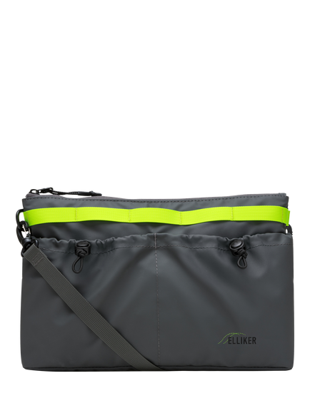 ELLIKER Selside Cross Body Sacoche Bag, 3L, Grey Neon