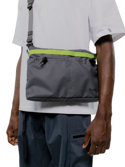 ELLIKER Selside Cross Body Sacoche Bag, 3L - view 2, Grey Neon