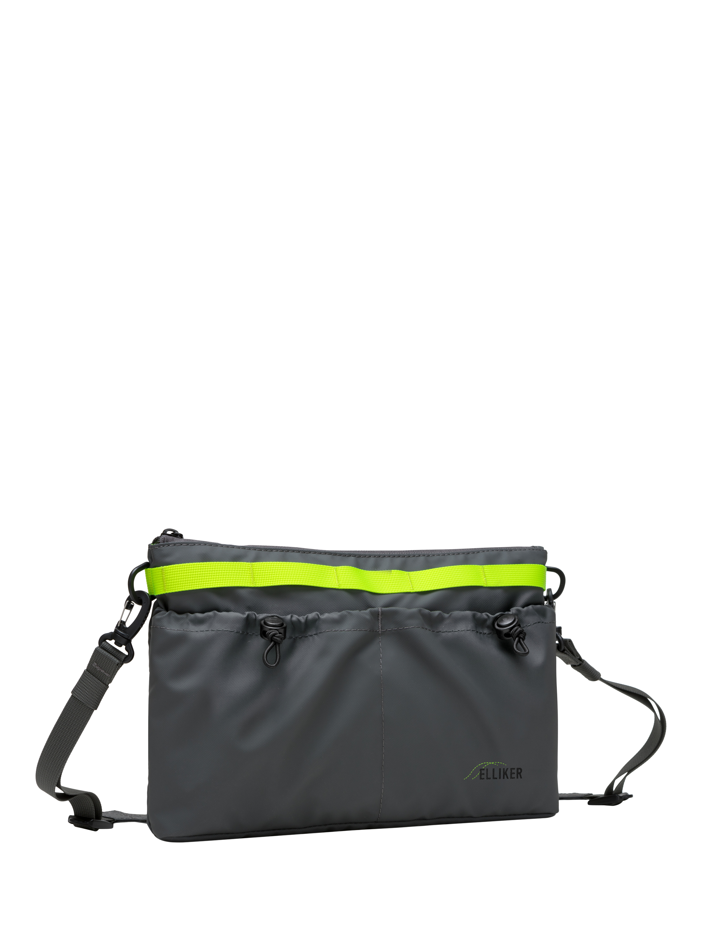 Product image 3 of 10, which shows ELLIKER Selside Cross Body Sacoche Bag, 3L, Grey Neon