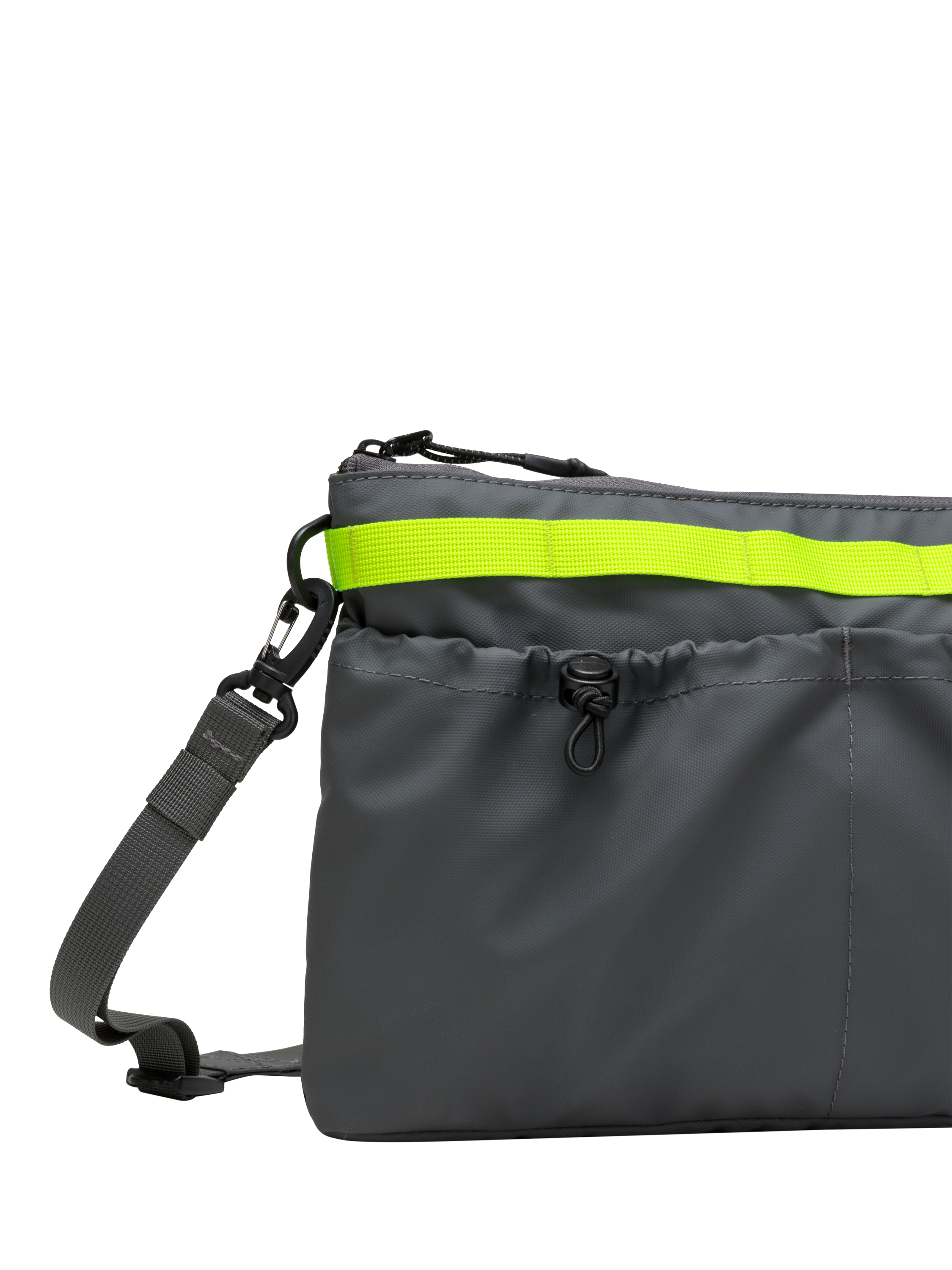 Product image 10 of 10, which shows ELLIKER Selside Cross Body Sacoche Bag, 3L, Grey Neon