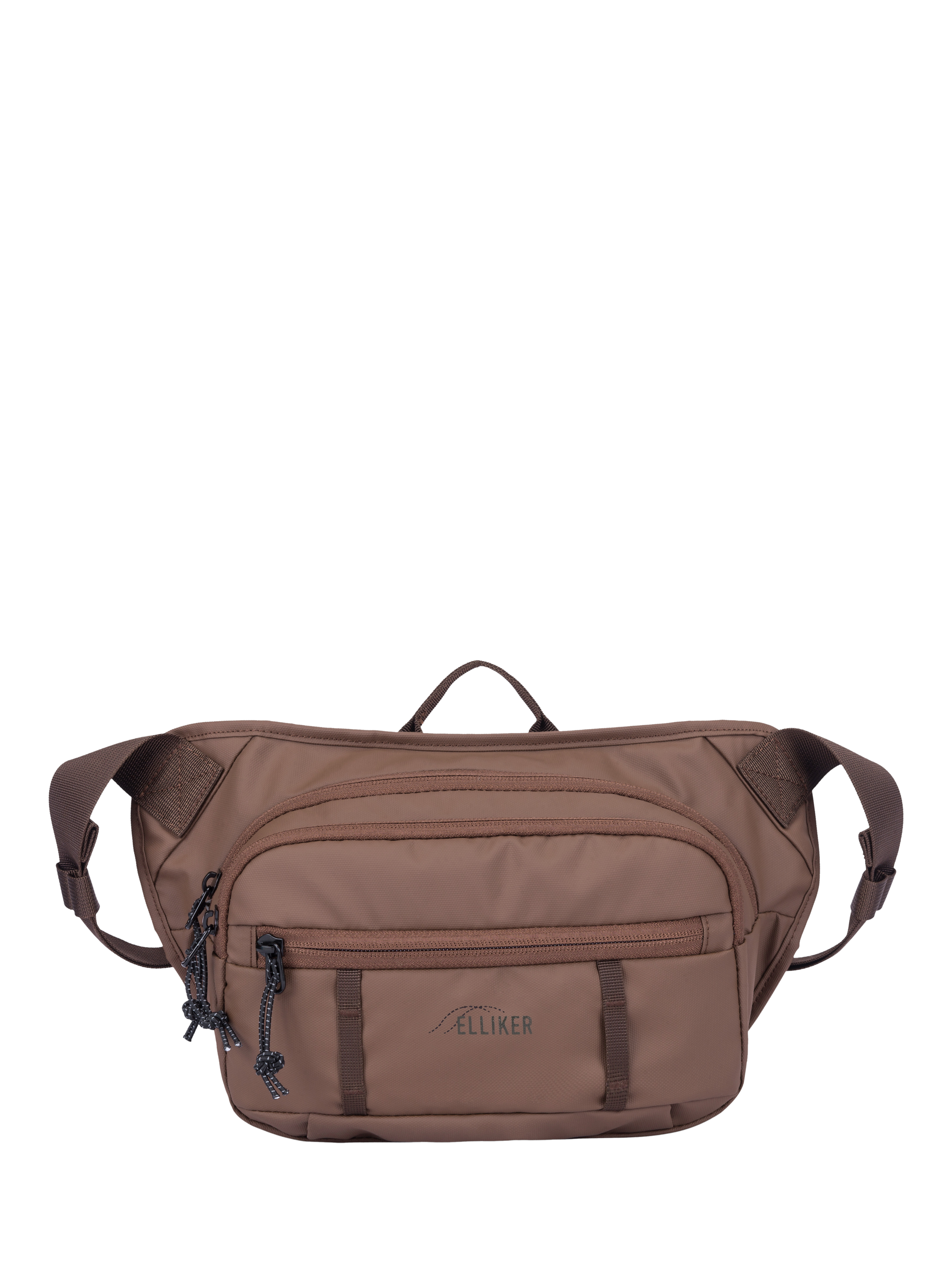 Product image 1 of 6, which shows ELLIKER Fitts Sling Bag, Brown