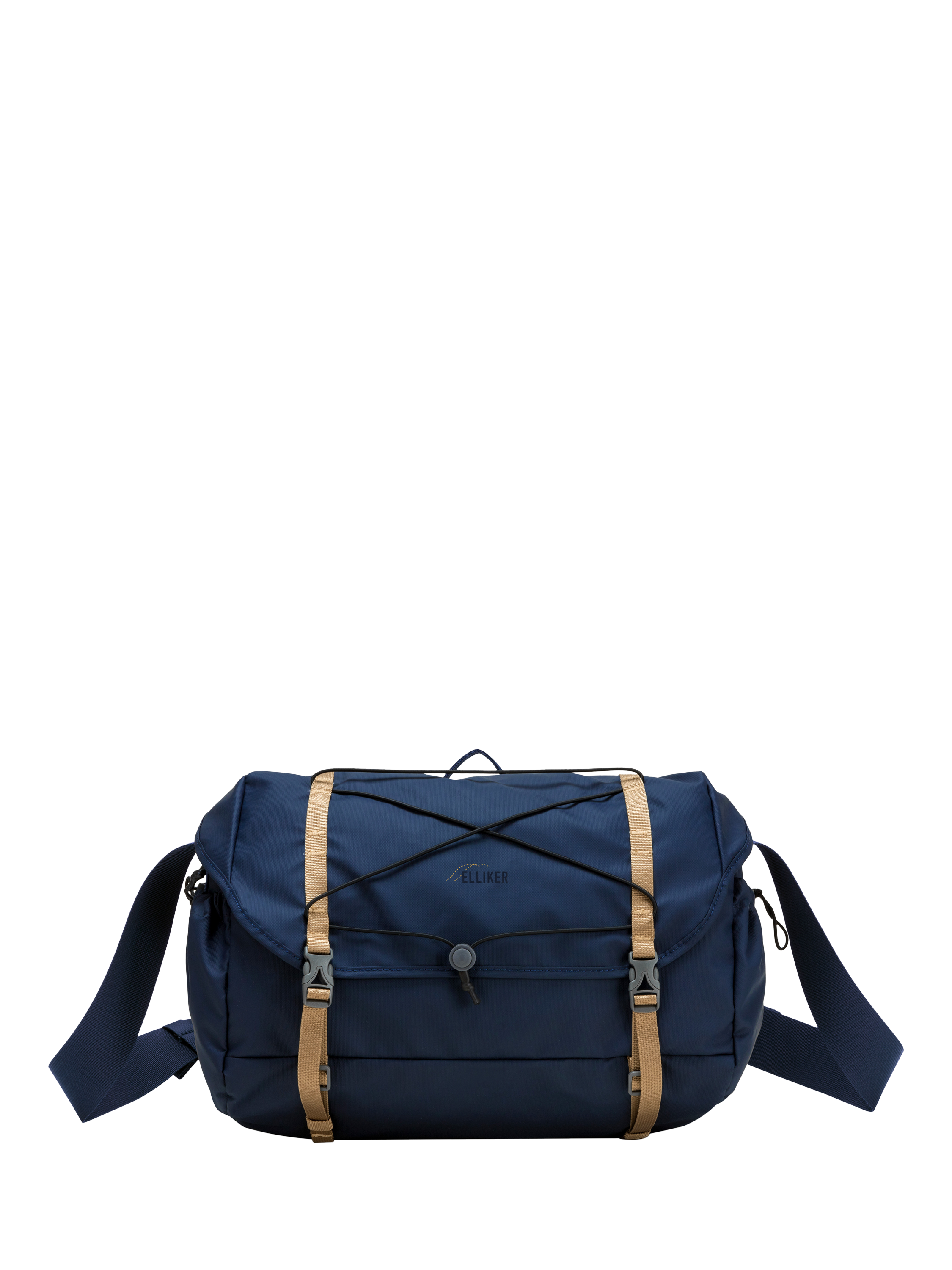 Product image 1 of 10, which shows ELLIKER Walden Messenger Bag, Navy
