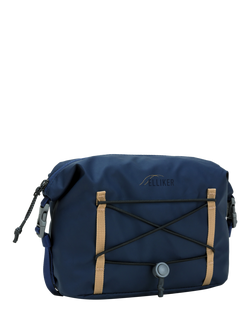 ELLIKER Angram Zipped Wash Bag, 4L - view 2, Navy